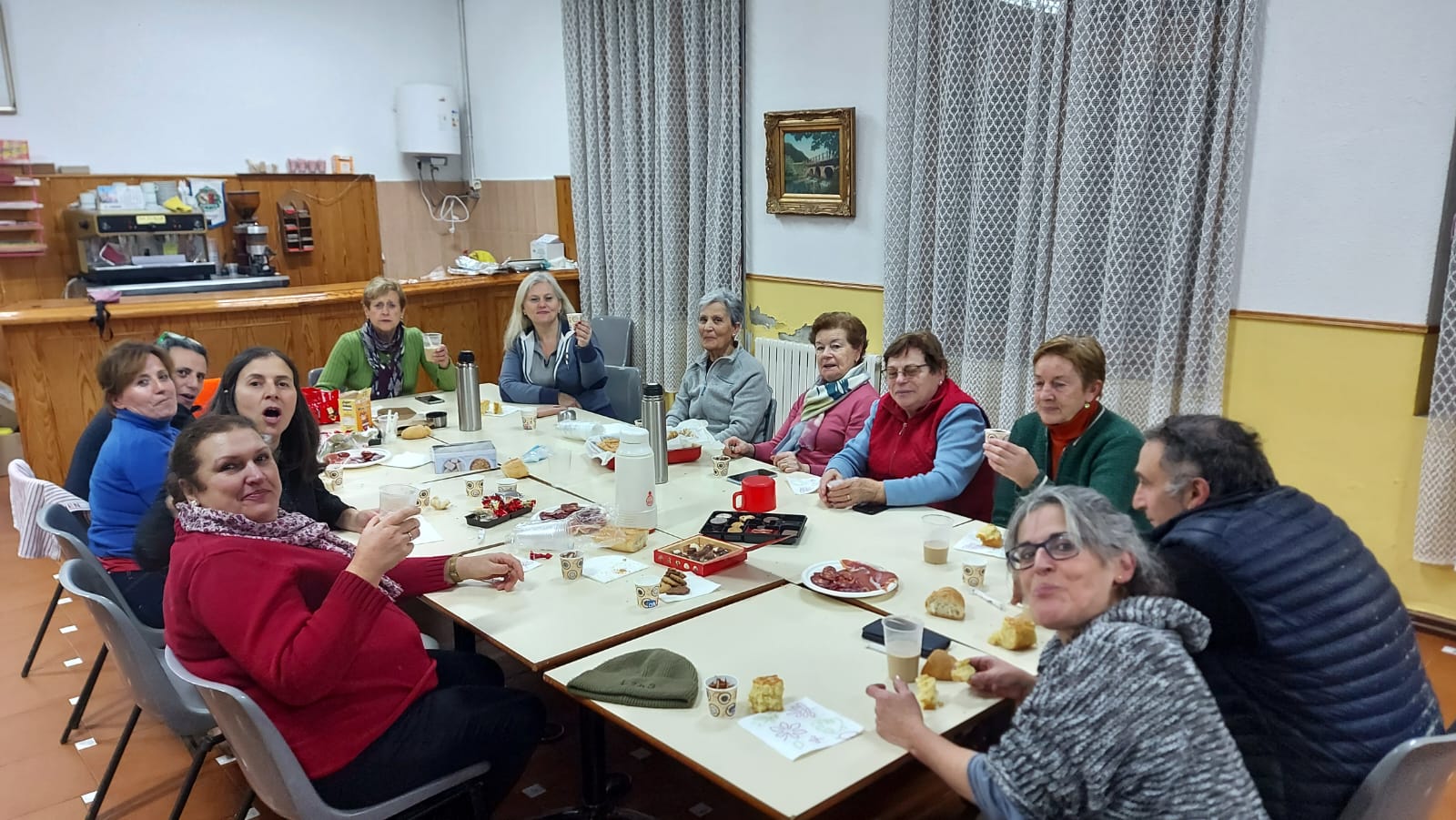 Celebración fin de Taller pesebre gigante